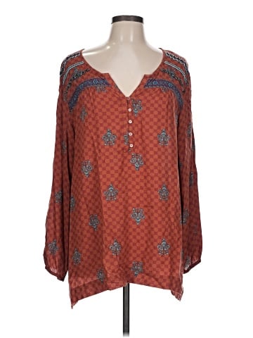 World Market Long Sleeve Blouse (view 1)