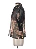 Nicola 100% Polyester Floral Black 3/4 Sleeve Blouse Size S - photo 5