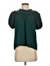 Current Air Teal Short Sleeve Blouse Size S - photo 1
