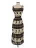 Assorted Brands Print Brown Casual Dress Size XS (estimated) - photo 2