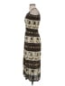 Assorted Brands Print Brown Casual Dress Size XS (estimated) - photo 5