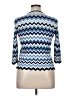 Alfred Dunner Chevron-herringbone Blue Pullover Sweater Size XL (petite) - photo 2