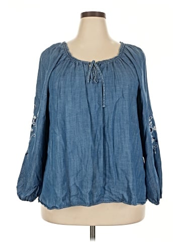 LC Lauren Conrad Long Sleeve Blouse (view 1)