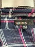 Weavers 100% Polyester Plaid Black Long Sleeve Blouse Size L - photo 7