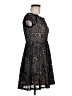 Rewind Black Cocktail Dress Size M - photo 4