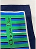 Christian Dior 100% Silk Stripes Blue Scarf One size - photo 8