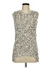 WD.NY Silver Sleeveless Blouse Size XL - photo 1