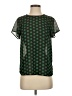 MICHAEL Michael Kors 100% Polyester Polka Dots Green Short Sleeve Blouse Size P (petite) - photo 1