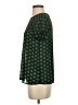 MICHAEL Michael Kors 100% Polyester Polka Dots Green Short Sleeve Blouse Size P (petite) - photo 5