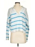 Jessica Simpson Stripes Silver Pullover Sweater Size S - photo 1
