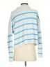 Jessica Simpson Stripes Silver Pullover Sweater Size S - photo 2
