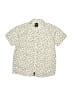 RSQ Print Ivory Short Sleeve Button-Down Shirt Size L (kids) - photo 1