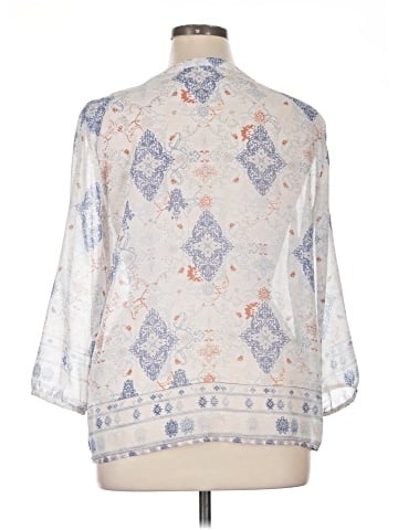 Saint Tropez West 3/4 Sleeve Blouse (view 2)