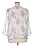 Saint Tropez West 100% Polyester Ivory 3/4 Sleeve Blouse Size XL - photo 2