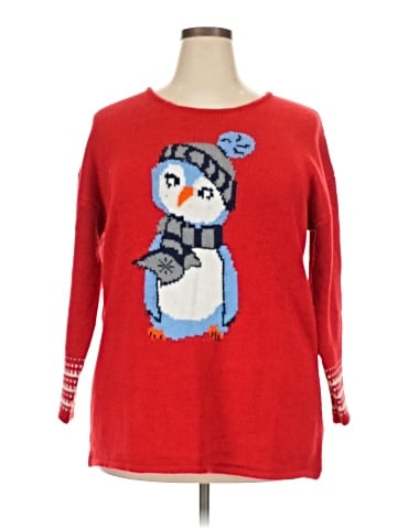 Woman Within Pullover Sweater (view 1)