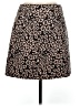 Ann Taylor LOFT Animal Print Brown Casual Skirt Size 6 - photo 1