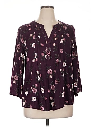 Fun2Fun 3/4 Sleeve Blouse (view 1)