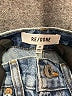 RE/DONE 100% Organic Cotton Hearts Blue Jeans Size 28 waist - photo 7