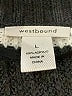 Westbound 100% Acrylic Stripes Black Pullover Sweater Size L - photo 7