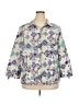 Cj Banks Print Purple Jacket Size 2X - photo 1