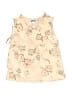 DKNY 100% Cotton Ivory Sleeveless Blouse Size 12 - 13 - photo 1