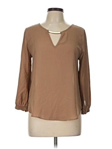 Lily White 3/4 Sleeve Blouse (view 1)