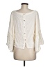 Floreat Ivory Long Sleeve Blouse Size M - photo 2