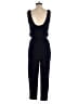 H&M 100% Polyester Solid Black Jumpsuit Size XS - photo 2