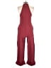 Unbranded Solid Burgundy Jumpsuit Size M - photo 2