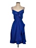 J.Crew 100% Polyester Blue Cocktail Dress Size 00 - photo 1