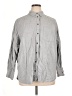 Gap 100% Cotton Solid Gray Long Sleeve Button-Down Shirt Size XL - photo 1