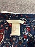 H&M 100% Modal Paisley Blue Long Sleeve Blouse Size 14 - photo 7