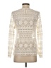 Garnet Hill Ivory Long Sleeve Top Size S - photo 2