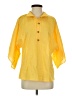 Unbranded 100% Polyester Yellow 3/4 Sleeve Blouse Size S - photo 1