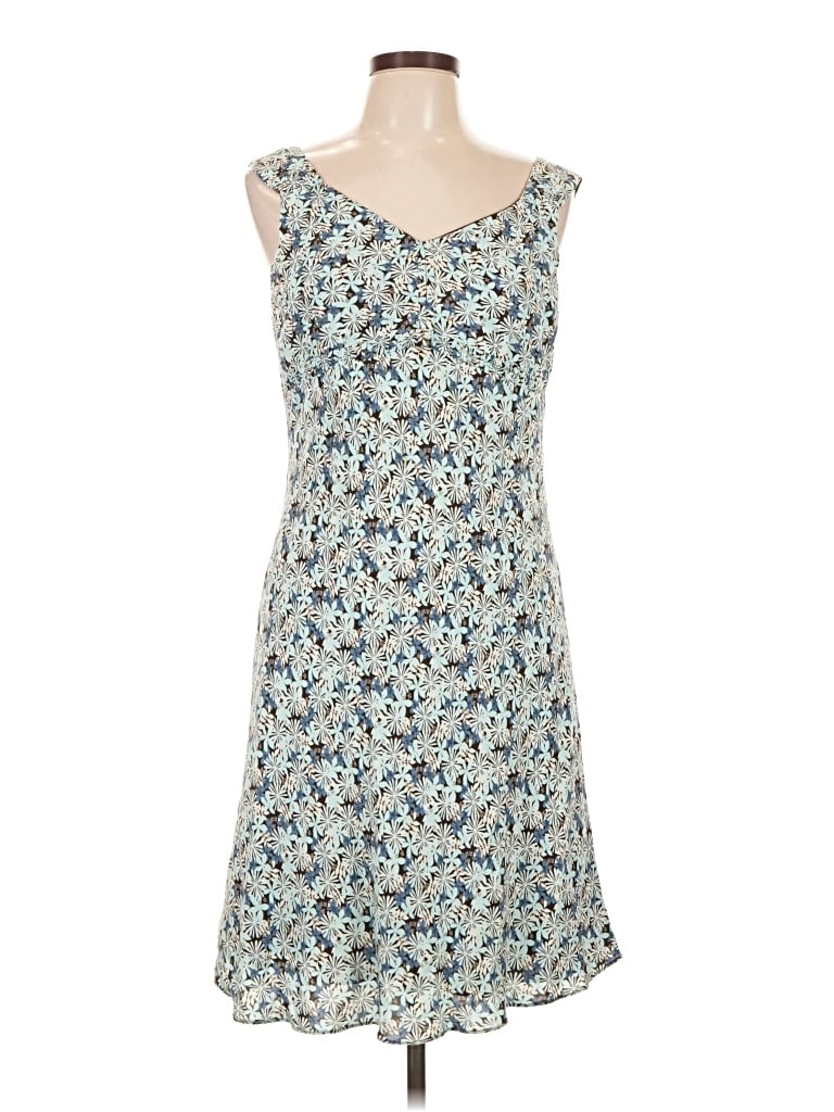 Pre-owned Ann Taylor Loft Casual Dress In Blue