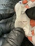 CAbi 100% Rayon Animal Print Orange 3/4 Sleeve Button-Down Shirt Size M - photo 8
