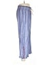 Assorted Brands Stripes Blue Linen Pants Size L - photo 4