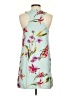 Leith 100% Polyester Tropical Teal Casual Dress Size XS - photo 2