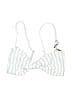 REVEL REY Stripes White Swimsuit Top Size M - photo 1