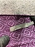 PrAna 100% Polyester Paisley Purple Long Sleeve Blouse Size S - photo 7