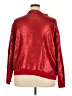 Cato 100% Acrylic Metallic Red Turtleneck Sweater Size 18 - photo 2
