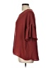 Impressions Burgundy 3/4 Sleeve Top Size L - photo 5