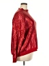 Cato 100% Acrylic Metallic Red Turtleneck Sweater Size 18 - photo 4