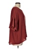 Impressions Burgundy 3/4 Sleeve Top Size L - photo 4