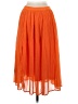 White Mark 100% Polyester Orange Casual Skirt Size S - photo 2