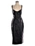 Popilush Metallic Black Cocktail Dress Size L - photo 1