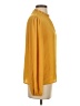 Shein Yellow 3/4 Sleeve Blouse Size 4 - photo 4