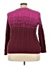 Lands' End 100% Cotton Burgundy Pullover Sweater Size 18 - photo 2