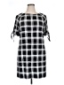 GNW Plaid Black Casual Dress Size 14 - photo 1