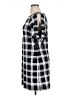 GNW Plaid Black Casual Dress Size 14 - photo 5